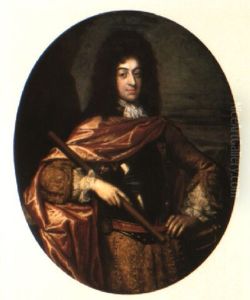 Portrait Of King Charles Xi Of Sweden Wearing The Order Of The Garter Portrait Of King Charles Xi Of Sweden Wearing The Order Of The Garter