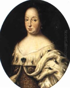 Portratt Av Drottning Hedvig Eleonora by David Klocker Von Ehrenstrahl