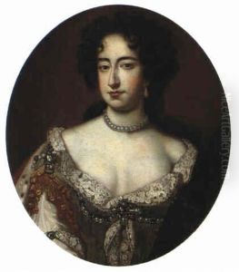 Portratt F"rmodligen F"rest,llande Ulrike Eleonora D.,.