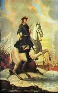 Karl Xi I Slaget Vid Lund 1676, Helfigur Till Hast by David Klocker Von Ehrenstrahl