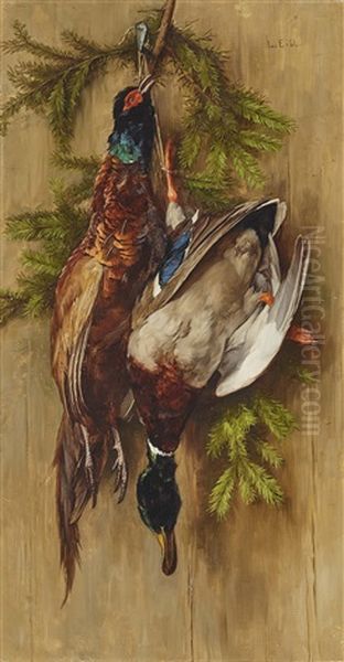 Hunting Still Life With Pheasant And Duck - view 1