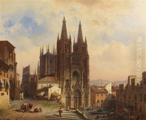 A View Of Burgos Cathedral