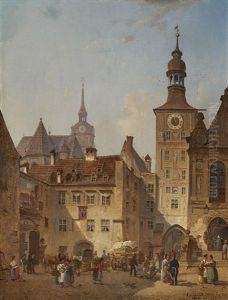 Munchen - Blick Vom Tal Auf Den Alten Rathausturm