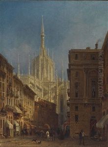 Der Mailander Dom by Friedrich Eibner
