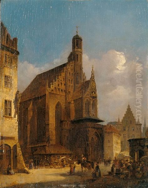 Die Frauenkirche Am Hauptmarkt In Nurnberg - view 1