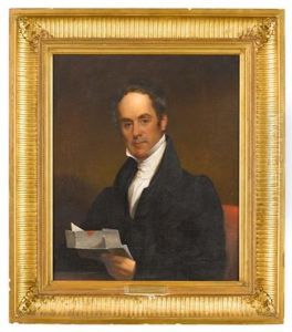 Portrait Of John Rudolph Neff (1789-1863) by Jacob Eichholtz