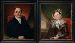 Portraits (pair) by Jacob Eichholtz