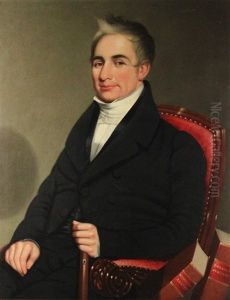 Portrait Of A Man - Philadelphia Physician by Jacob Eichholtz