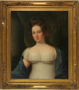 Portrait Of Mrs. Lawrence Lewis by Jacob Eichholtz