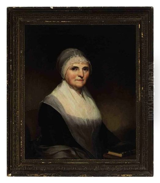 Portrait Of Mrs. George Musser, Holding A Book - view 1