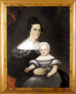 The Clockmaker's Wfe And Daughter by Jacob Eichholtz