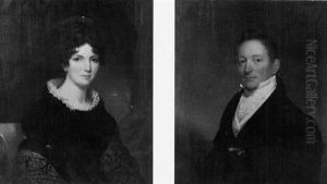 Portrait Of Frances Blair Pierce Of Germantown by Jacob Eichholtz