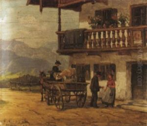 Vor Dem Wirtshaus by Peter Eichhorn