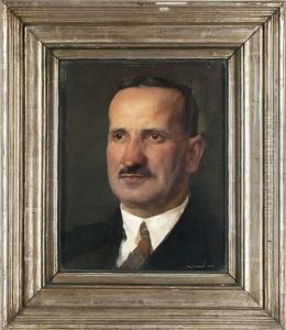Bildnis Eines Herren (der Zeitungsverleger Riemann Aus Teltow) by Franz Eichhorst