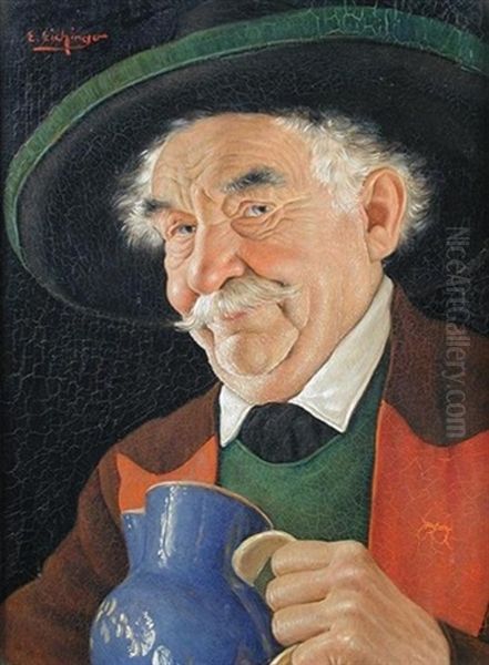 A Bavarian Gentleman With A Mug Of Beer - view 1