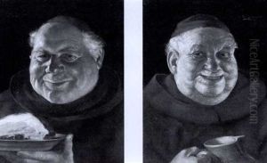 Franciscan Monk (+ Another; 2 Works) by Erwin Eichinger