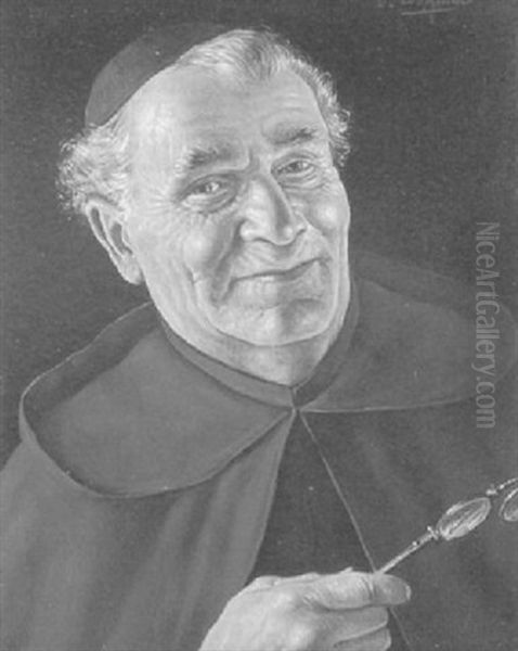Portrait Of A Cardinal With Lornette - view 1