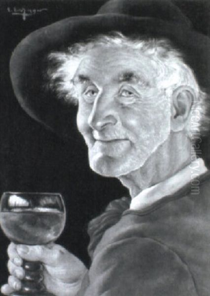 A Glass Of Wine - view 1