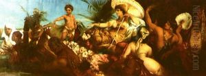 Flore, Scene Orientaliste by Ernst-Ferdinand Eichler