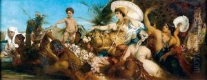 Le Cortege De Cleopatre by Ernst-Ferdinand Eichler