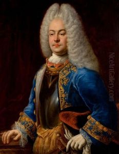 Portrait Of A Prince Georg Albrecht Of East Friesland by Johann Conrad Eichler