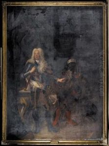 Portrait Of Duke Ludwig Rudolf Of Brunswick ) by Johann Conrad Eichler