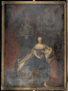Portrait Of Duchess Christine Luise, Wife Of Duke Ludwig Rudolf Portrait Of Duchess Christine Luise, Wife Of Duke Ludwig Rudolf