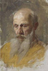 Studie Eines Bartigen Alten Mannes