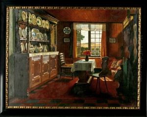 Stubeninterieur by Rudolf Eichstaedt