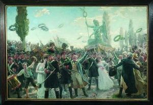 Victoria-ruckkehr Der Quadriga 1814