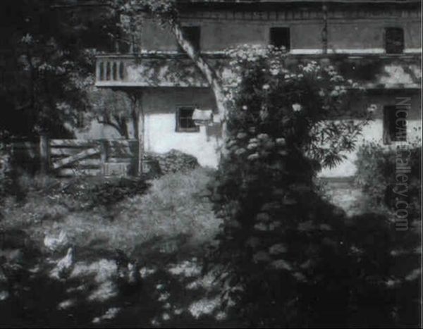 Gehoft Mit Bauerngarten Und H_hnerhof - view 1