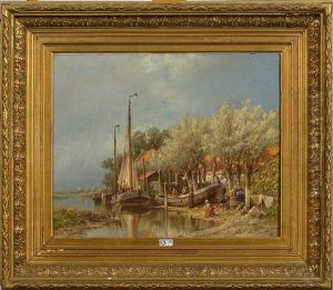 Port De Peche by Willem Hendrick Eickelberg