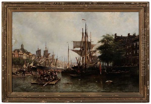 Harbor At Amsterdam - view 1