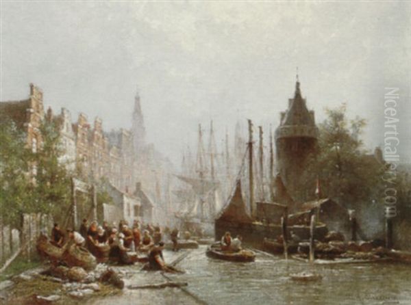 Busy Fisherfolk - view 1