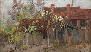 Garten Im Fruhling by Elisabeth Von Eicken