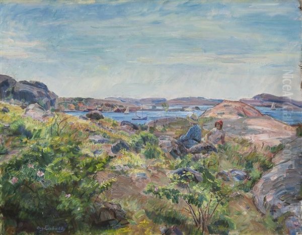 To Kvinner I Sommerlandskap - view 1