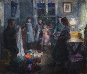 The Peddler by August Eiebakke