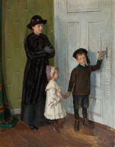 Mor Med Barn by August Eiebakke