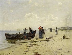 Spazierganger An Hollandischer Kuste by Conrad Eilers