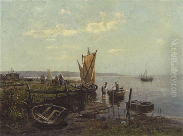 Fischerboote An Der Kuste - view 1