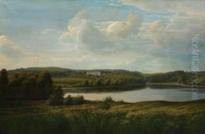Landscape With A Manor House Near A Lake