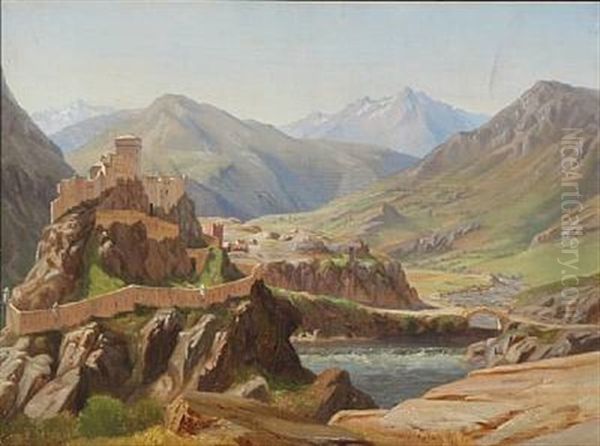 Three Landscapes From The Pyrenees And The Alps (3 Works) - view 1