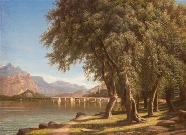 Gardasee Mit Blick Auf Torbole - view 1