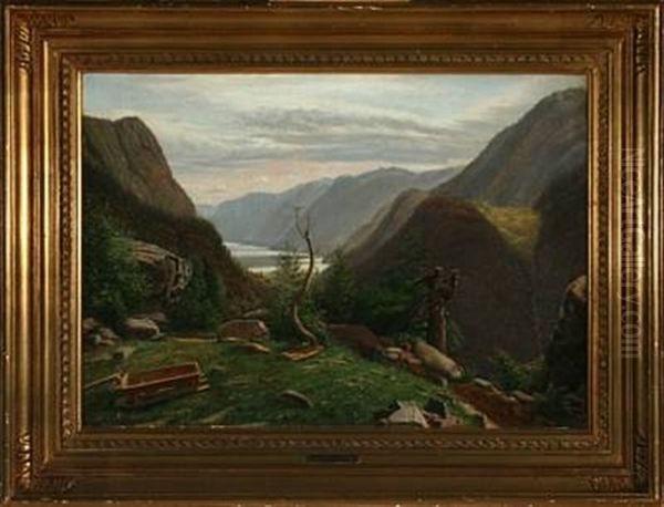 Mountain Scenery With A View Of The Sea - view 1