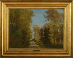 Forrest Scenery With House