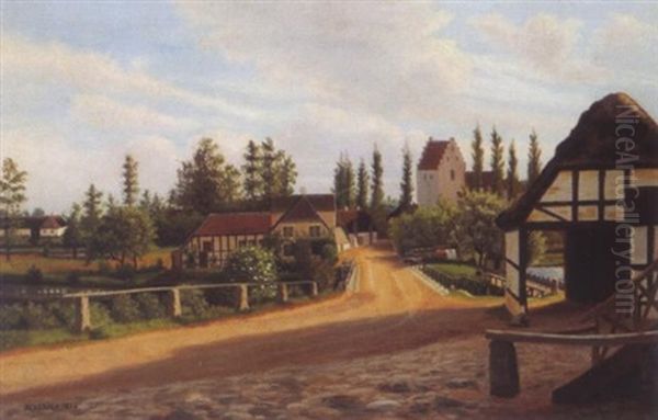 Dorflandschaft Mit Kirche - view 1