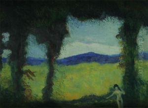 Landscape With Nude by Louis Michel Eilshemius