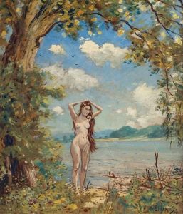 Nymph Along The River by Louis Michel Eilshemius