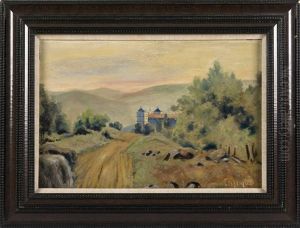 Santa Barbara Mission by Louis Michel Eilshemius