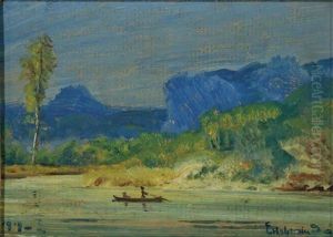 Two Women In A Boat